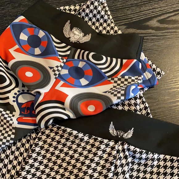 Girl’s sugar Lulu dance set YL YM London checked - Picture 5 of 5